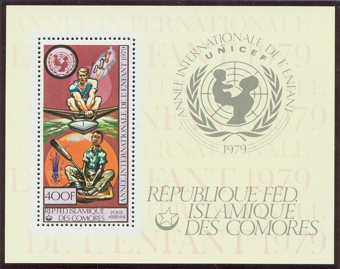 stamp com 1979 may 30th ss year of the child mi bl. 223 a