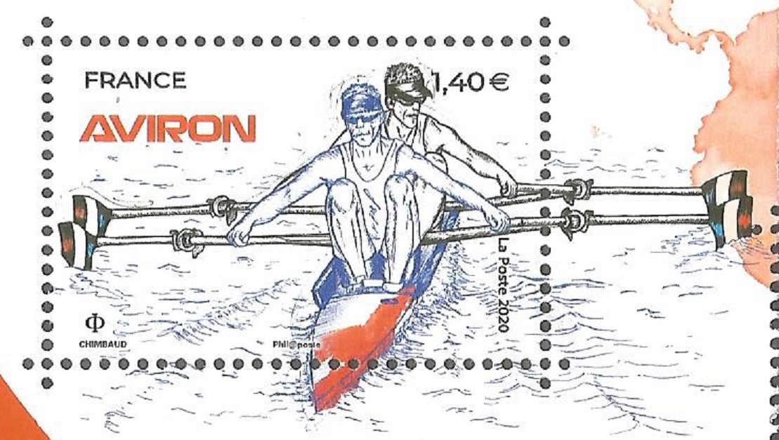 Stamp FRA 2020 Sept. 18th Sport Couleur Passion
