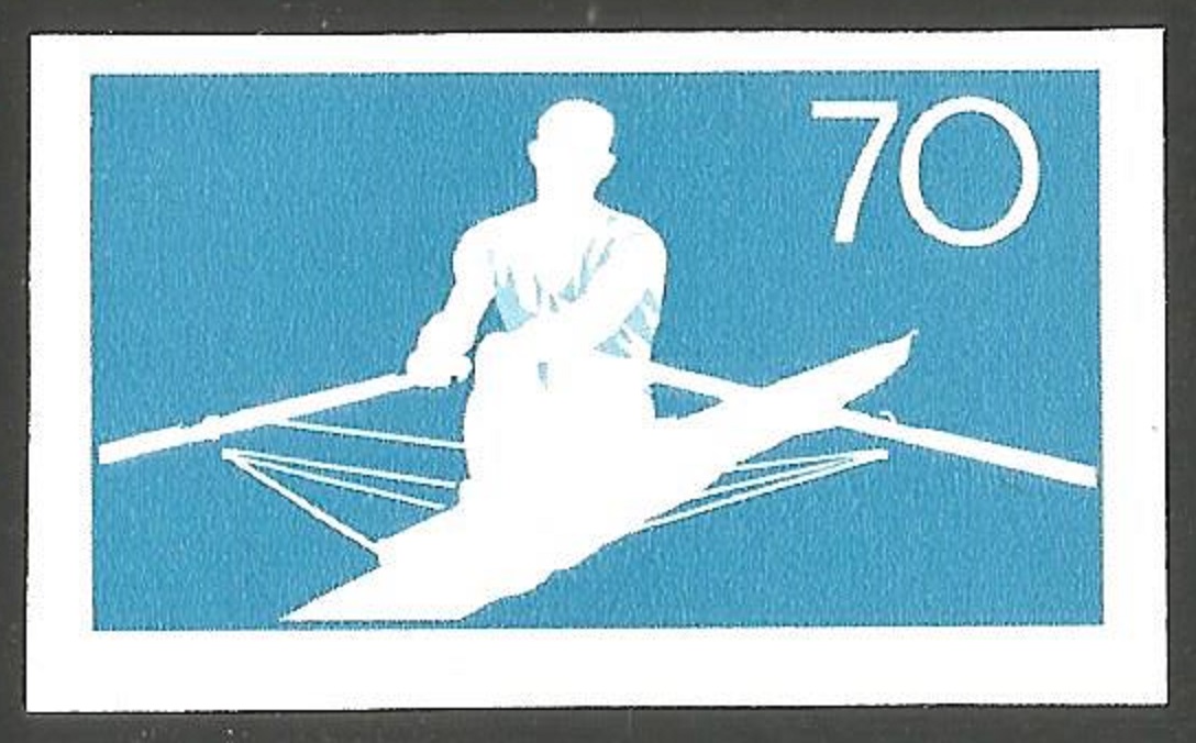 Stamp GDR 1968 Sept. 18th OG Mexico Mi 1409 imperforated proof I