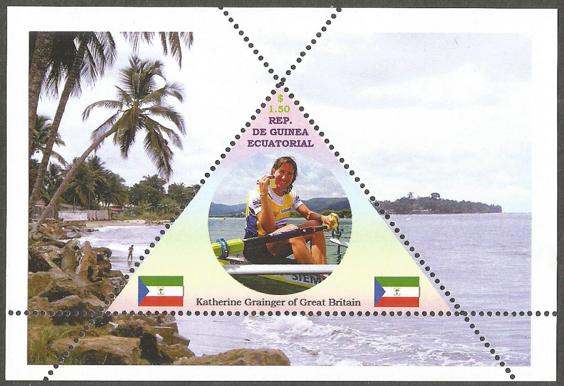 Stamp GEQ unauthorized and undated issue Katherine Grainer GBR