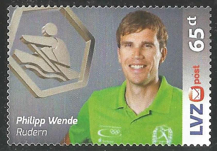 Stamp GER 2016 Aug. 25th LVZ POST Leipzig Philipp Wende