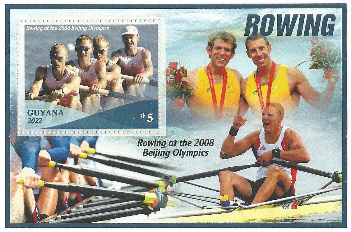 Stamp GUY 2022 SS unauthorized issue OG Beijing 2008