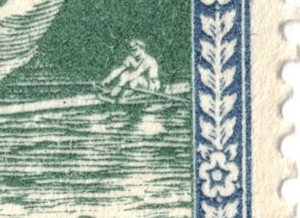 Stamp HUN 1925 Apr. 27th detail enlarged II