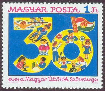 stamp hun 1976 june 5th mi 3123 a 2x 