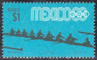 stamp mex 1968 march 21st og mexico mi 1268 8