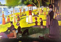 Original painting A Sunday afternoon at the Isle de la Grande Jatte 19884.85 by Georges Seurat