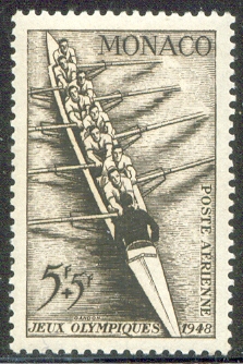 Stamp MON 1948 July 12th OG London Mi 344 8