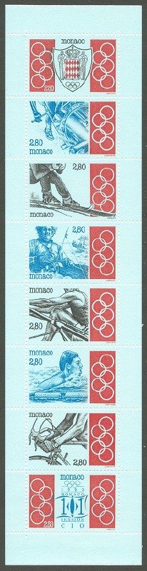 stamp mon 1993 sept. 20th ioc session mi 2133 2140 mh 8