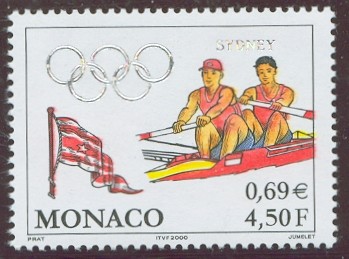 stamp mon 2000 june 23rd og sydney mi 2507 2