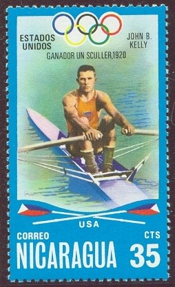 stamp nca 1976 july og montreal mi 1953 john b. kelly usa olympic champion 1x antwerp 1920