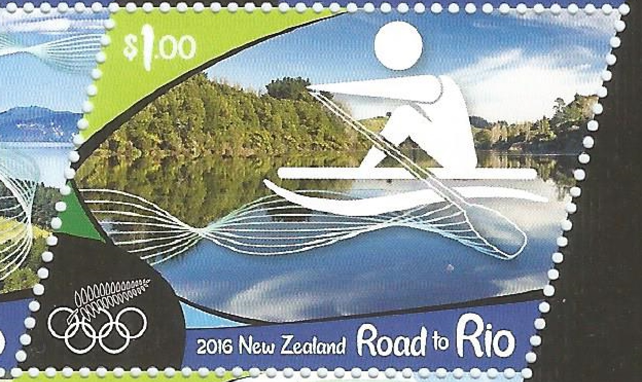 Stamp NZL 2016 July 6th Road to Rio