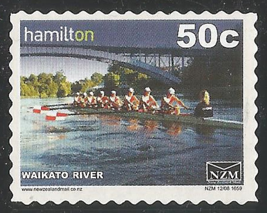 Stamp NZL Hamilton Waikato River