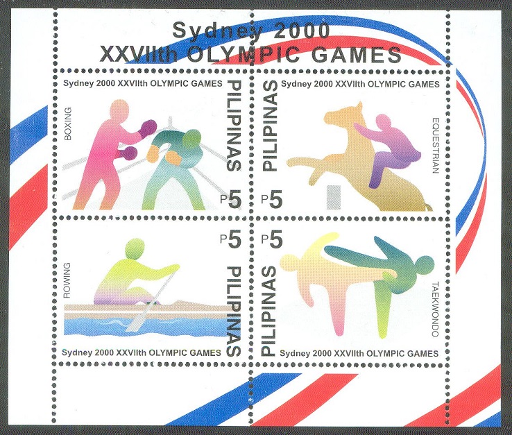 stamp phi 2000 sept. 30th ms og sydney