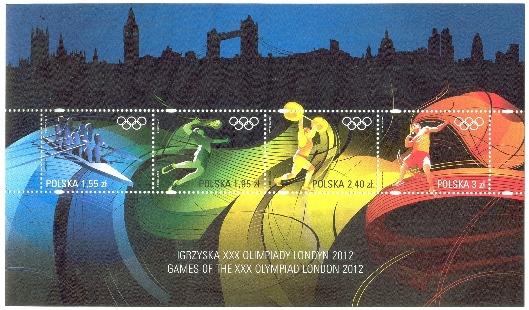 stamp pol 2012 july 27th ms og london