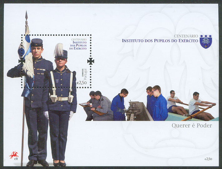 stamp por 2011 may 25th ss instituto dos pupilos do exercito centenary