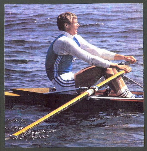 stamp prk 1980 oct. 20th ss winners of og moscow mi bl. a 84 a photo of pertti karppinen fin m1x 