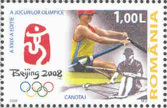 stamp rom 2008 may 1st mi 6293 og beijing w1x elisabeta lipa