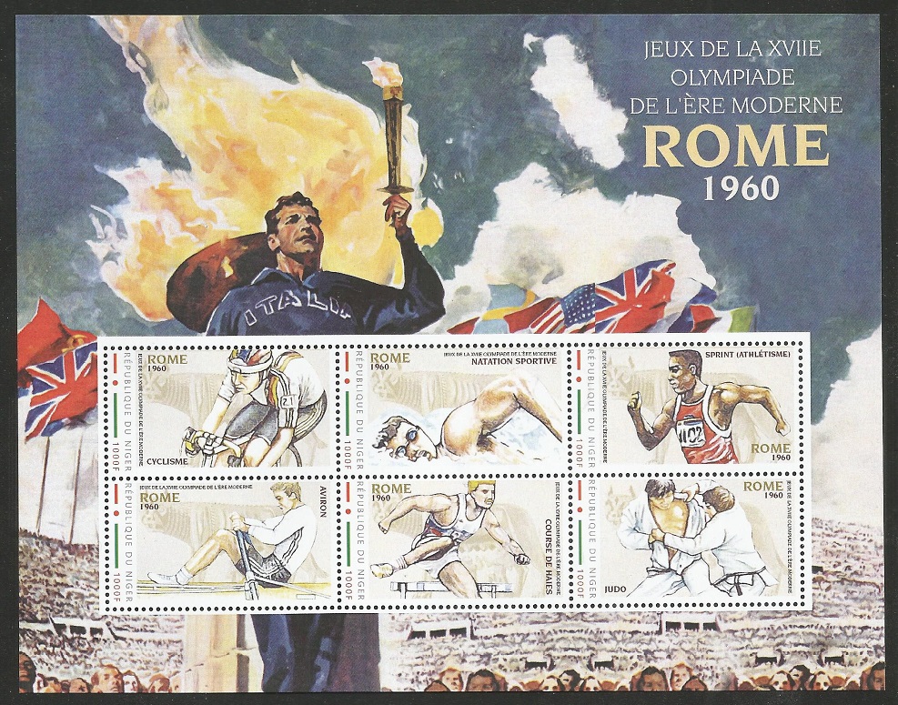 Stamp NIG unorthorized SS OG Rome 1960