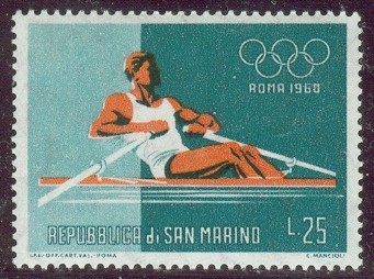 stamp smr 1960 may 23rd og rome mi 652 1x 
