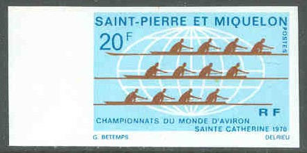 stamp spm 1970 oct. 13th wrc st. catherines mi 459 imperforated three stylized 4 