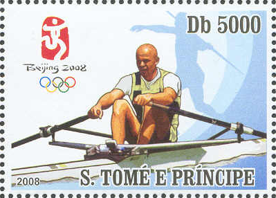 Stamp STP 2008 March 10th Mi 3415 OG Beijing Vaclav Chalupa CZE silver medal winner OG Barcelona 1992