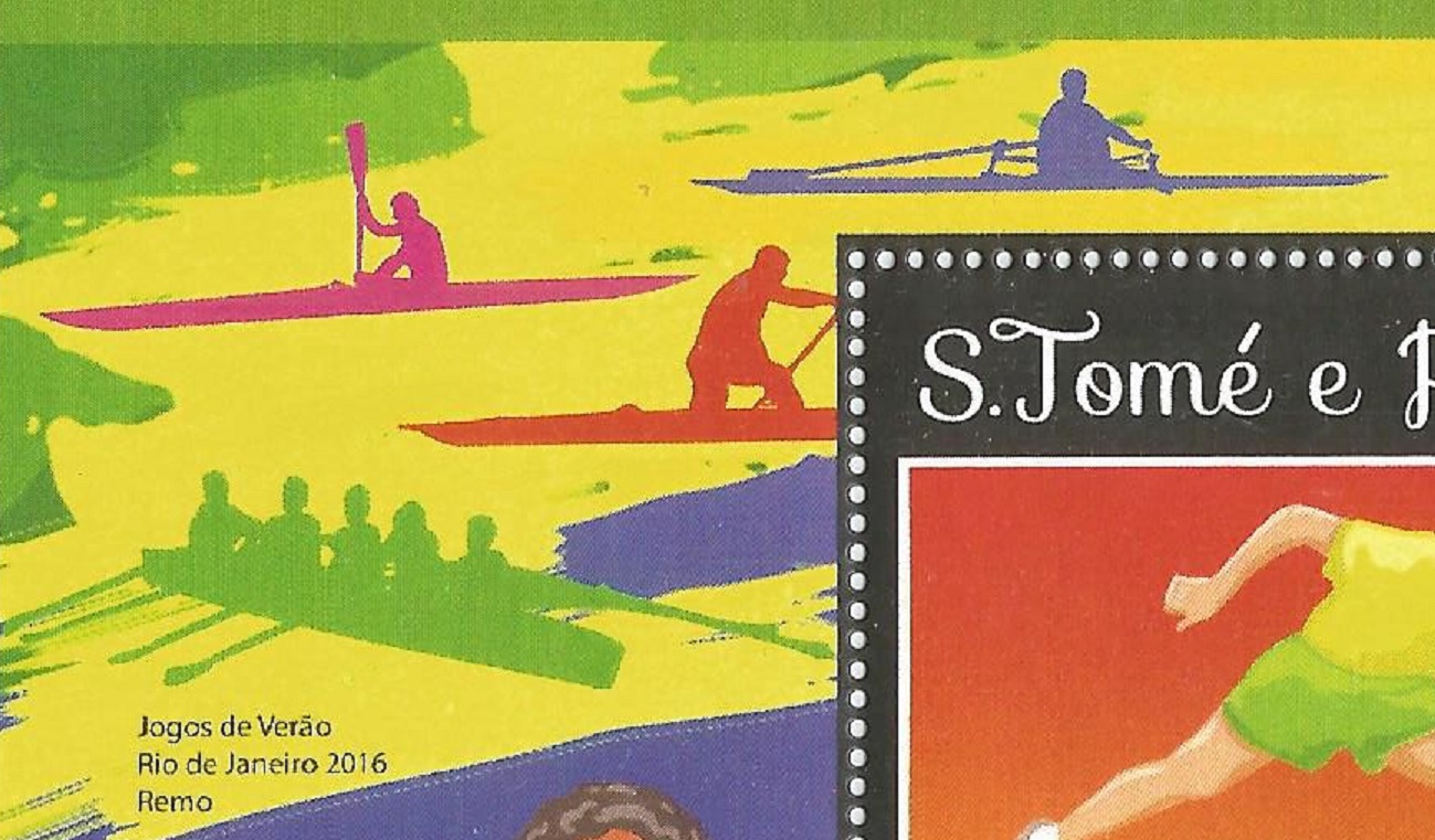 Stamp STP 2016 OG Rio de Janeiro SS edetail