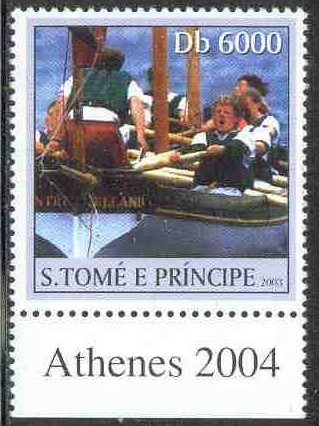 stamp stp 2003 apr. 1st og athens 2004 mi 2178