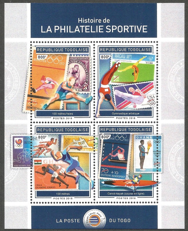 Stamp TOG 2018 SS history of sport philately II