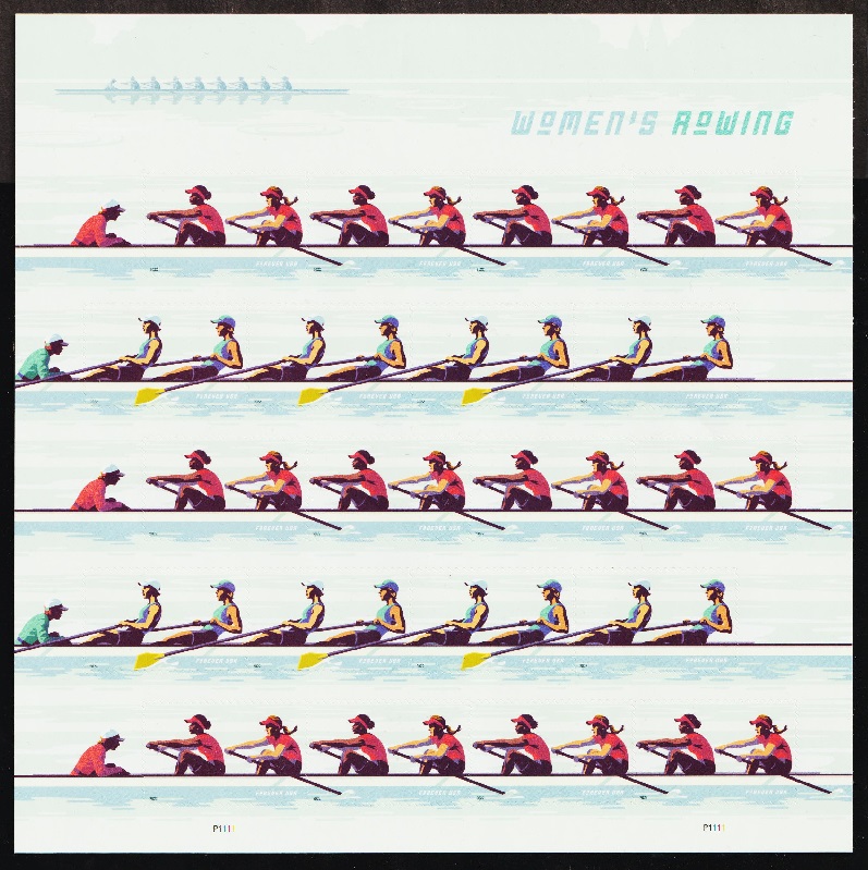 Stamp USA 2022 May 13th MS Womens Rowing