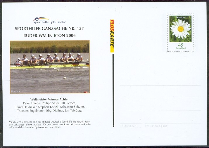 stationary ii ger 2006 sporthilfe no. 137 wrc eton gbr m8 ger gold medal winner 