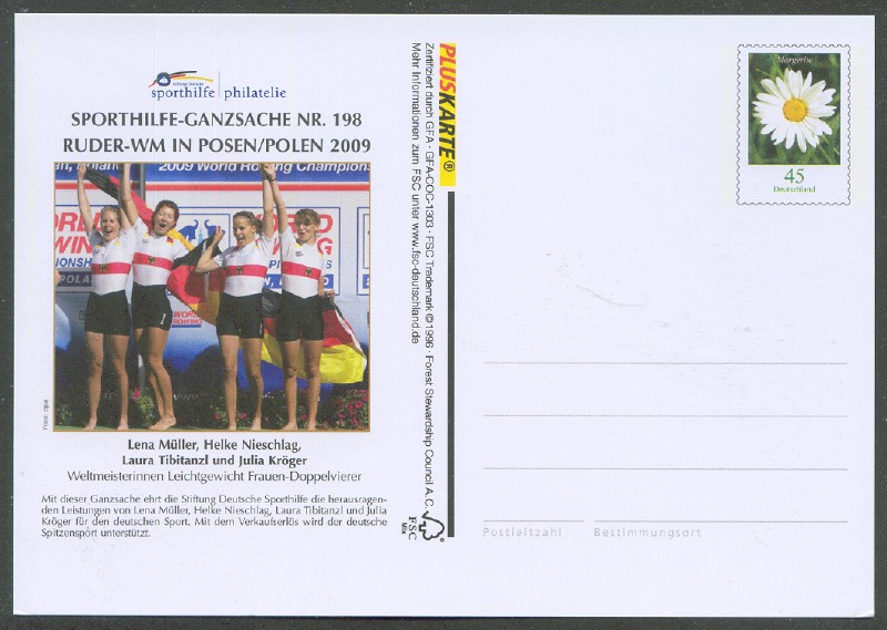 stationary ii ger 2009 sporthilfe no. 198 wrc poznan pol wl4x ger gold medal winner 