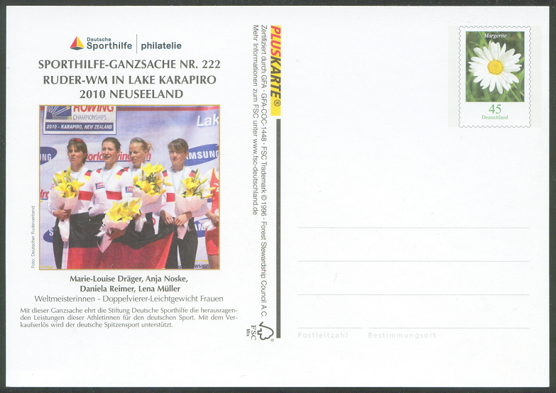 stationary ii ger 2010 sporthilfe no. 222 wrc lake karapiro gold medal wiinner lw4x ger