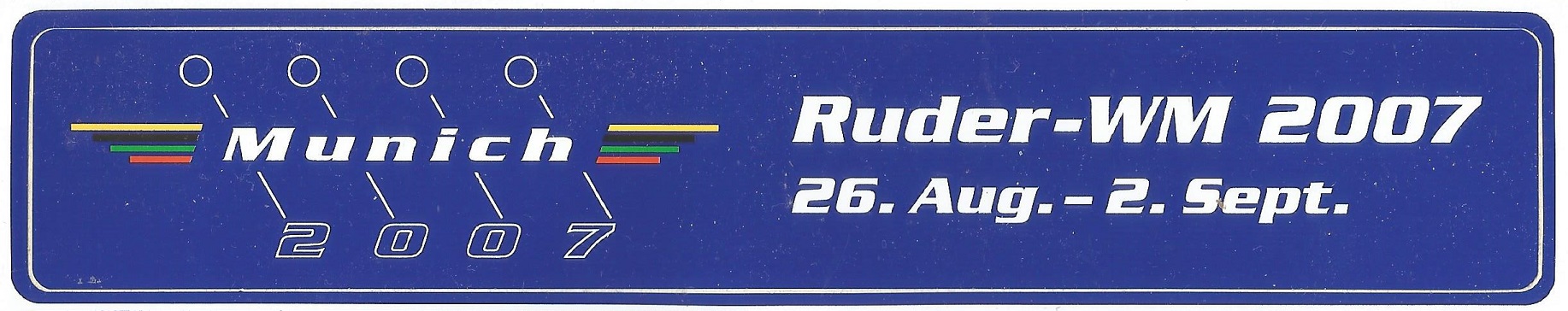 Sticker GER 2007 WRC Munich I