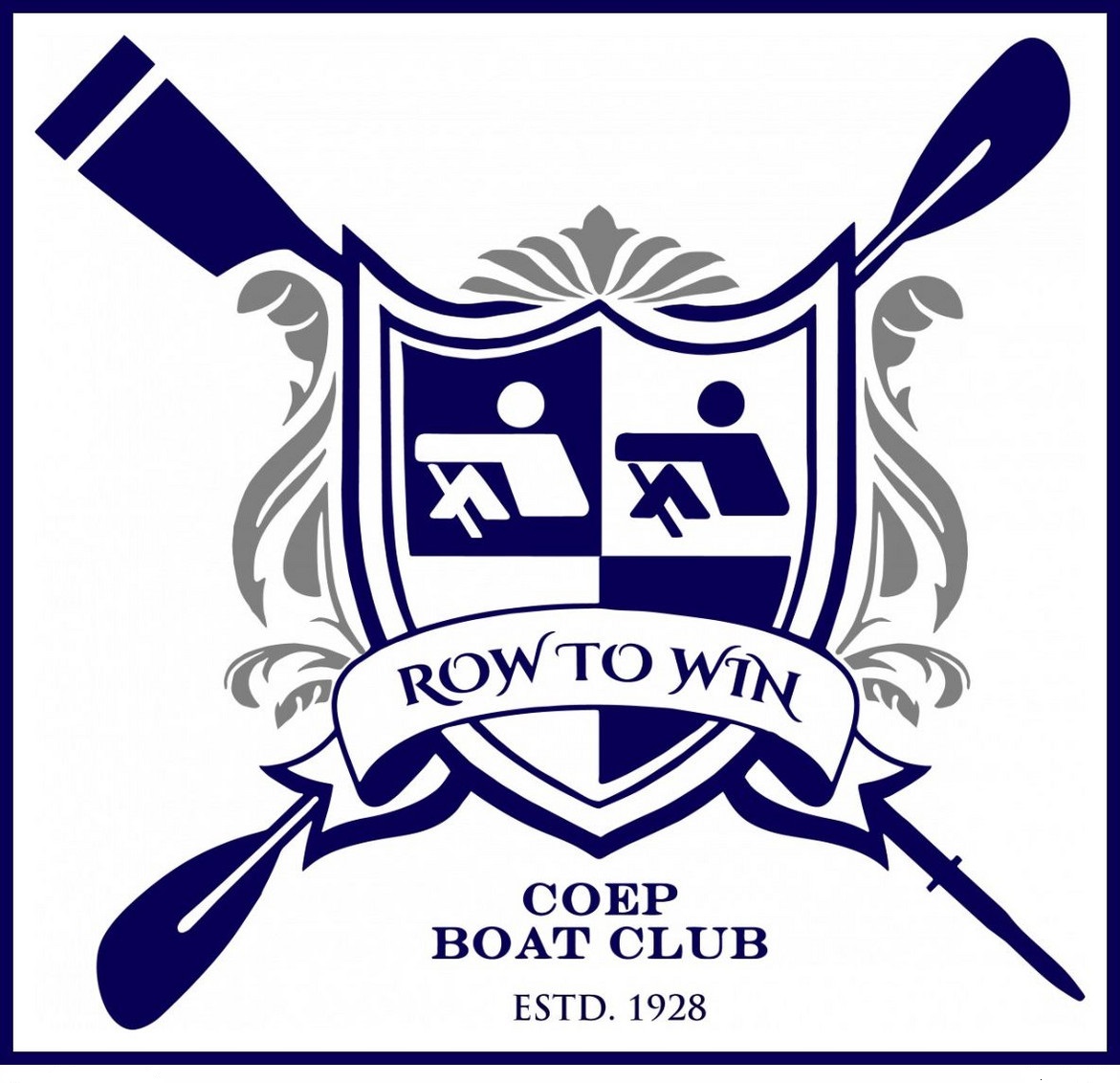Sticker IND COEP Boat Club Pune College of Engineering Pune 