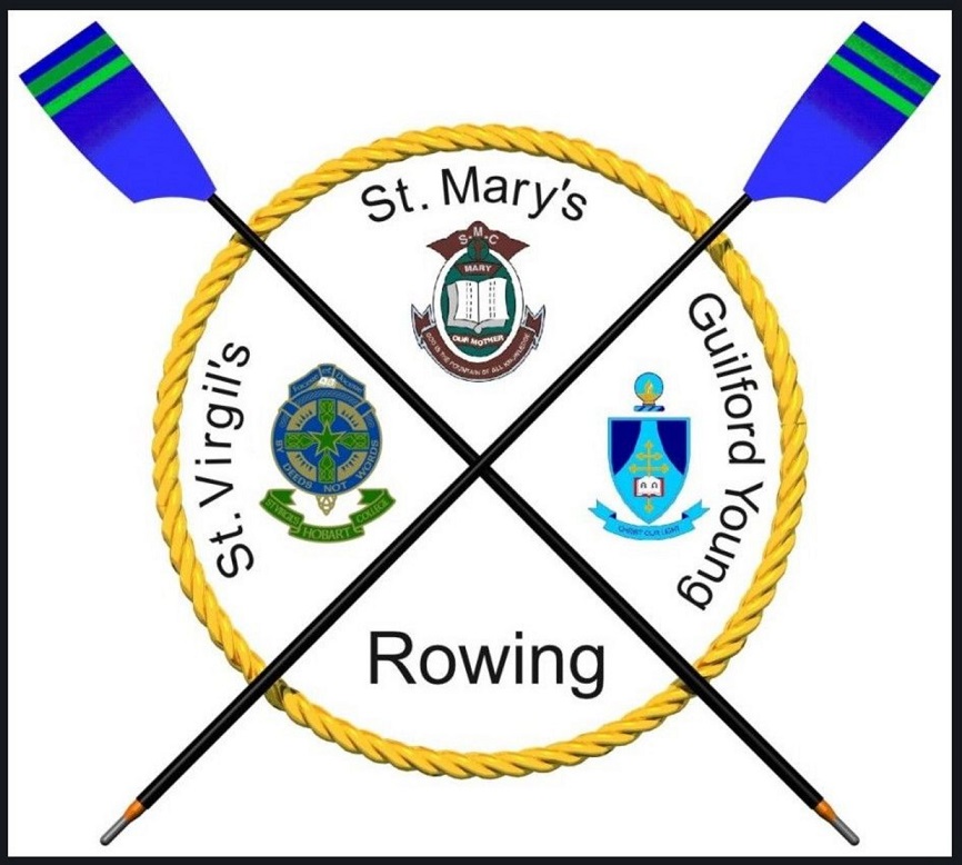 Sticker AUS St. Virgils St. Marys Guidford Young Rowing Hobart Tasmania