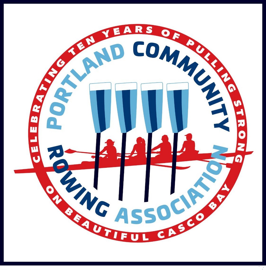 Sticker USA Portland Community Rowing Association