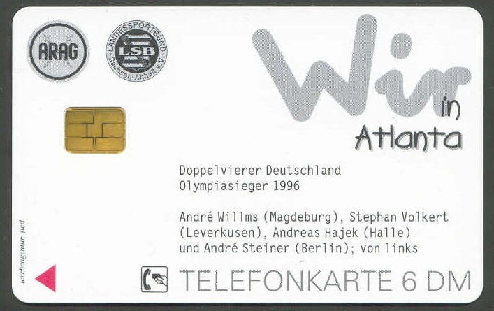 tc ger o 1447 11.96 500 dtme unused wir in atlanta m4x ger gold medal winner og atlanta reverse