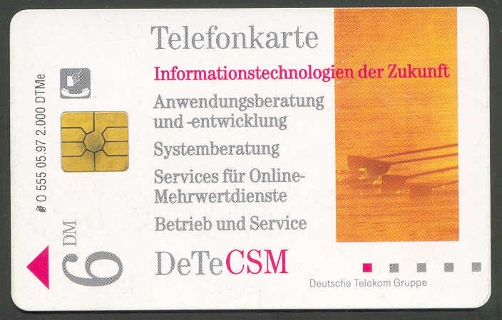 tc ger o 555 05.97 2.000 dtme reverse used front o 731 07.96 2.000 dtme