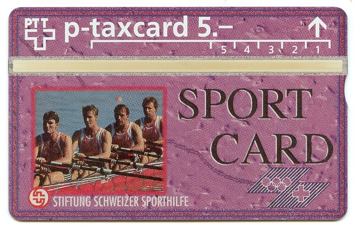 tc sui 1994 march schweizer sporthilfe sportcard no. 8 4x sui og barcelona 1992 4th place 