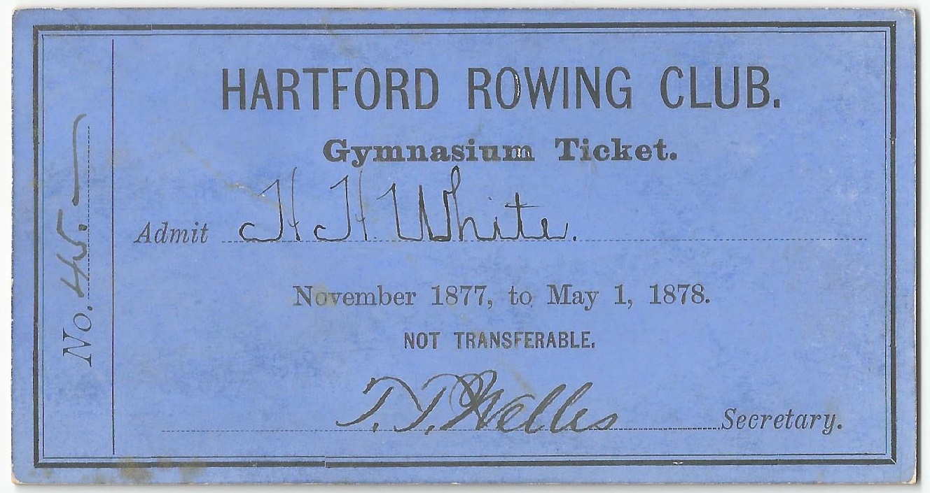 Ticket USA 1877 Hartford RC