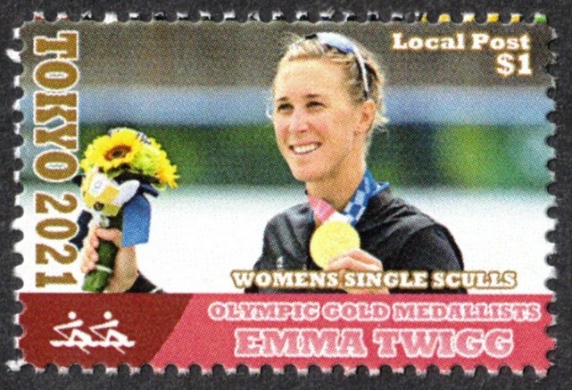 Cinderella AUS OG Tokyo 2020 W1x gold medal winner Emma Twigg NZL 1
