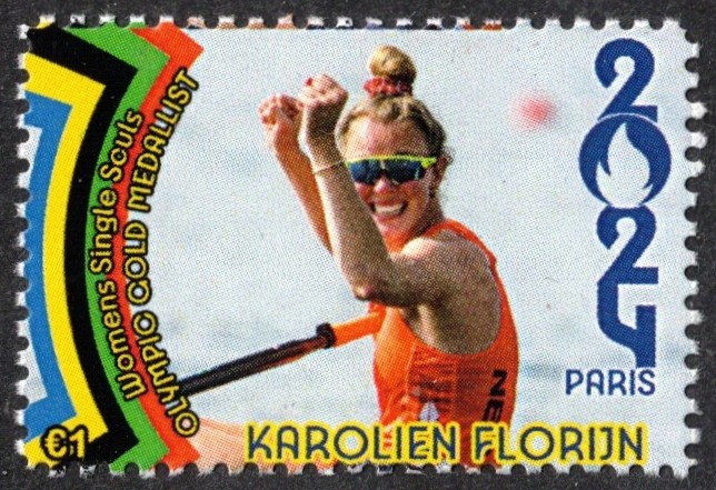 Cinderella AUS OG Paris 2024 W1x gold medal winner Karolien Florijn