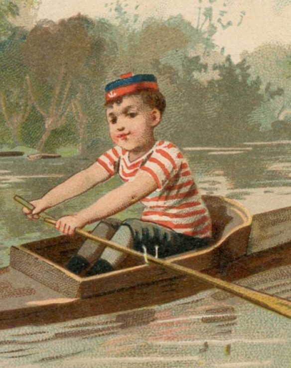 CC FRA Chromo MAISON DE LA BELLE JARDINÍÈRE detail