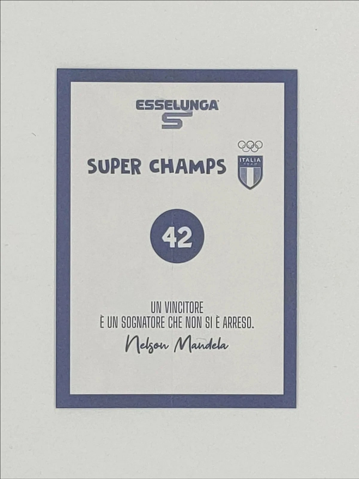 CC ITA Esselunga Super Champs No. 42 Stefano Oppo Pietro Ruta reverse