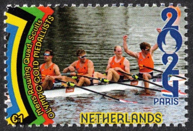 Cinderella AUS OG Paris 2024 M4X gold medal winner crew NED I