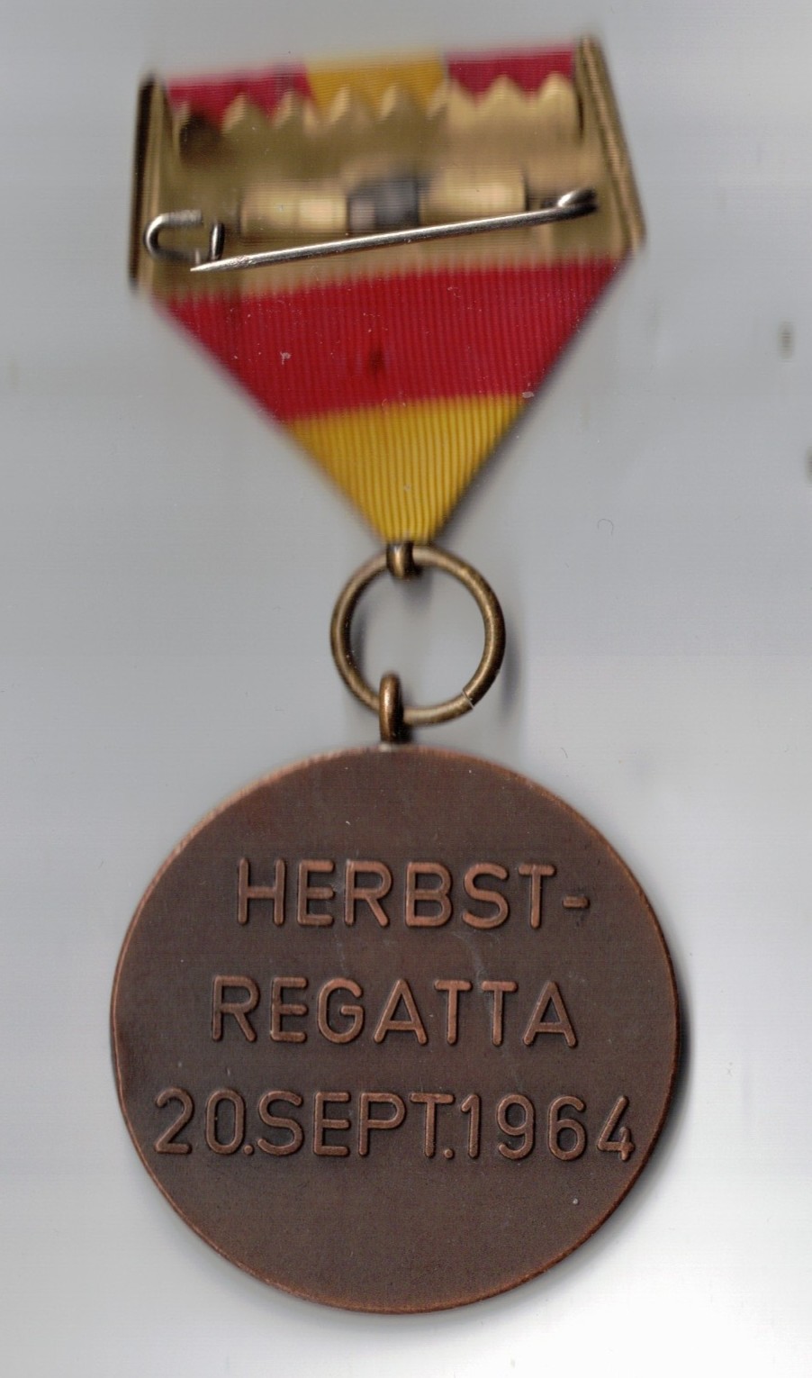 Medal GER Tuebingen Herbst Regatta 1964 reverse