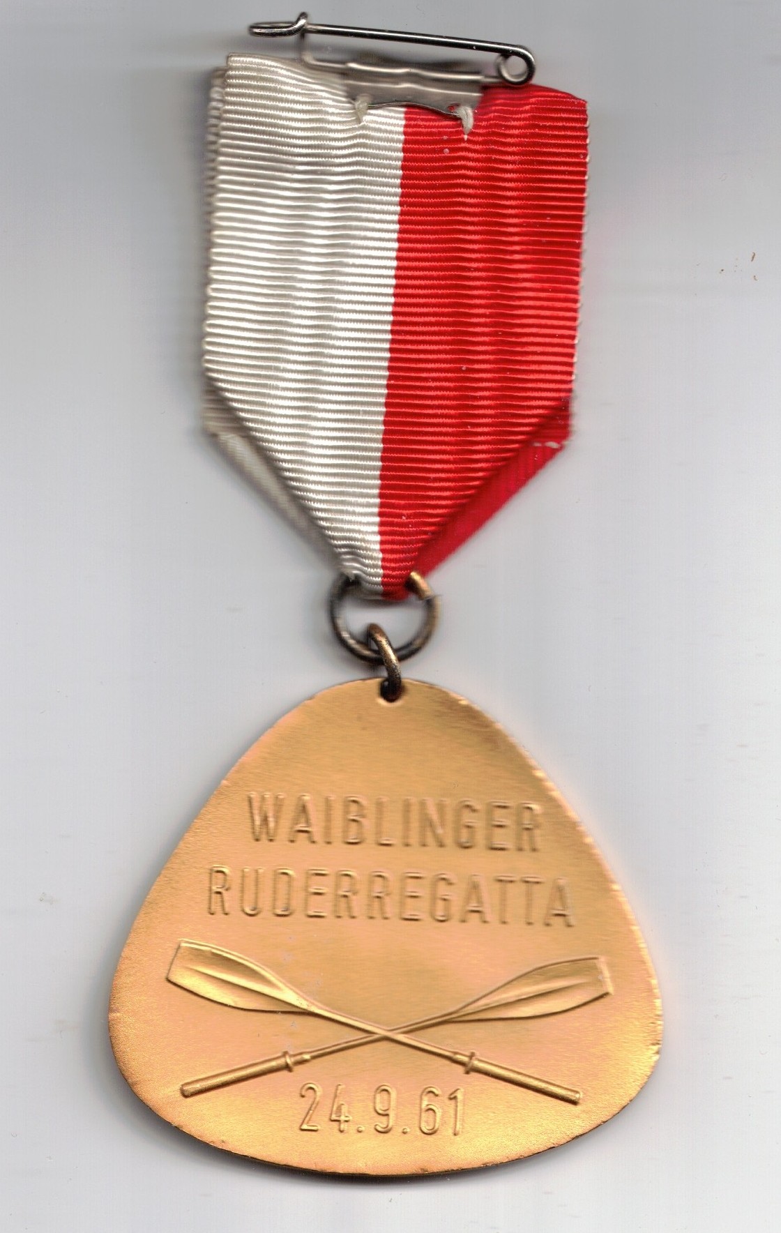 Medal GER Waiblinger Ruderregatta 1961 reverse II
