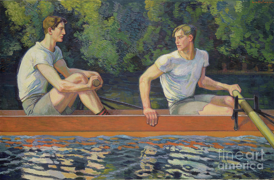 PC GER Painting Rowers 1910 by Ludwig von Hofmann